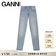 J1144565 牛仔裤 GANNI女装 Cutye淡做旧高腰长裤