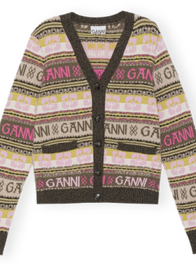 新品蝴蝶针织开衫GANNI