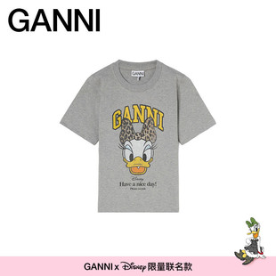 黛丝印花休闲棉质短袖 Disney T恤上衣A1050104920 GANNI