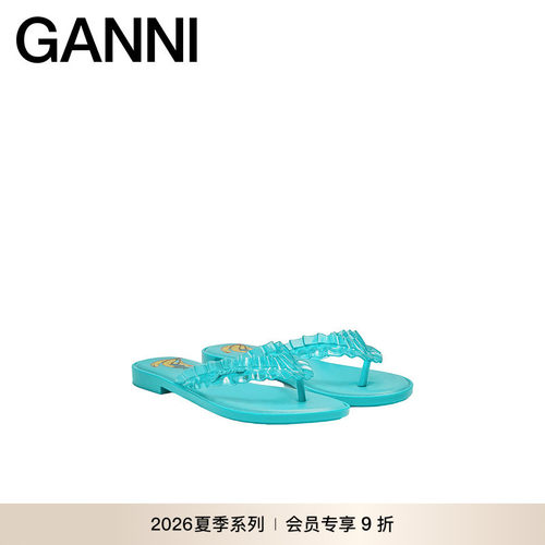 【新品会员9折】GANNI x Melissa联名 夏平底女拖鞋 D102003201L