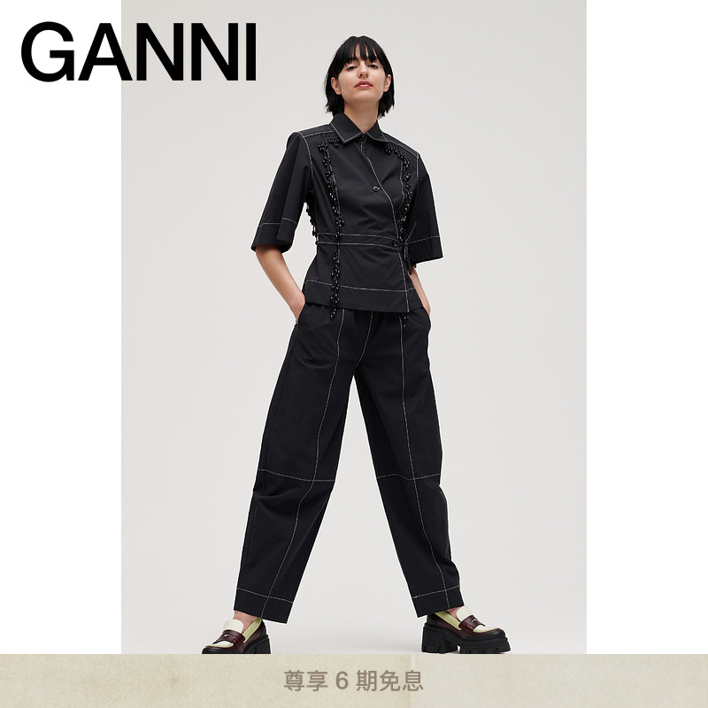 女装休闲长裤GANNI工装裤