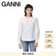 GANNI女装 F5500151 上衣白色衬衫 法式 娃娃领修身