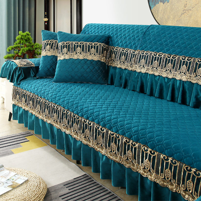 毛绒沙发垫加厚保暖防滑坐垫子欧式高端纯色沙发套罩巾布冬季新款,居家布艺,沙发垫,淘宝优惠券,粉丝福利购,淘宝优惠卷