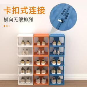 爆款简易鞋架家用门口小型鞋子鞋柜多层省空间折叠鞋厂家直销