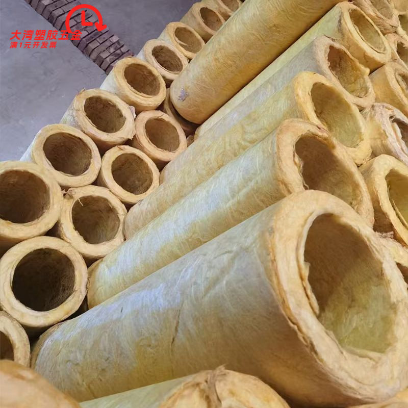 蒸汽管道保温材料玻璃棉管岩棉管图片