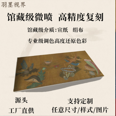 南宋刘松年海珍图卷奇异海洋