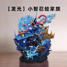 宠物精灵GK EGG 小智 甲贺忍蛙家族 GX进化系列 手办模型摆件