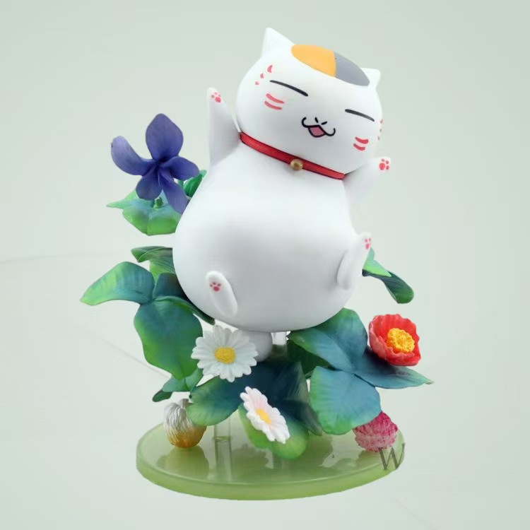 祖国版 夏目友人帐 一番赏 押花物语 C赏 猫老师 盒装手办模型