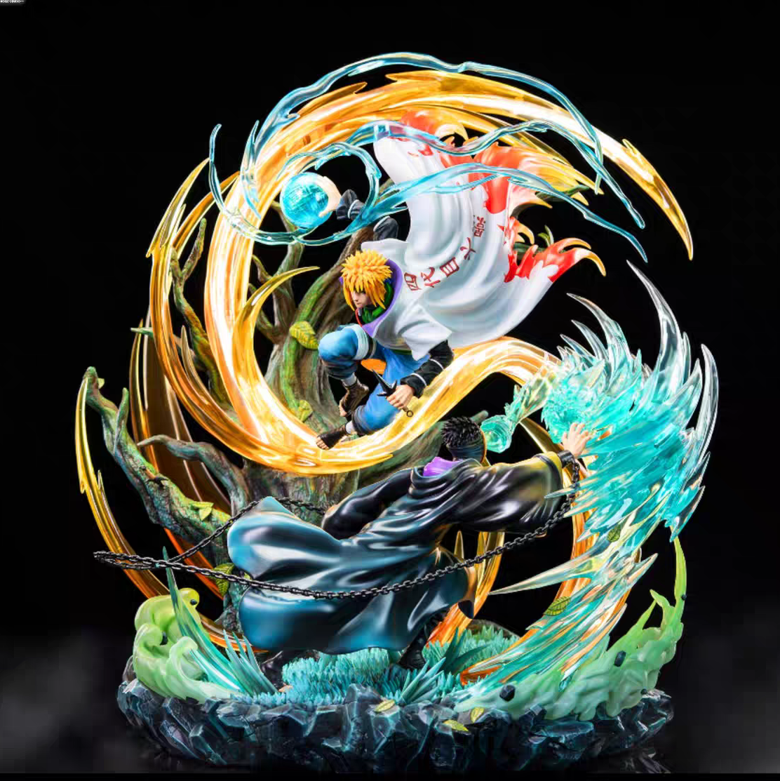 火影忍者手办波风水门宇智波鼬自来也九尾玩具摆件扭蛋机盲盒福袋