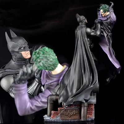 影视动漫周边桌搭雕像摆件宿命对决蝙蝠侠VS小丑大战模型场景手办