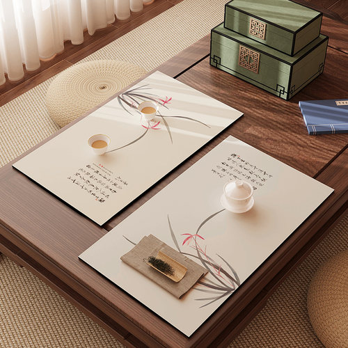 吸水速干桌旗新中式禅意茶席