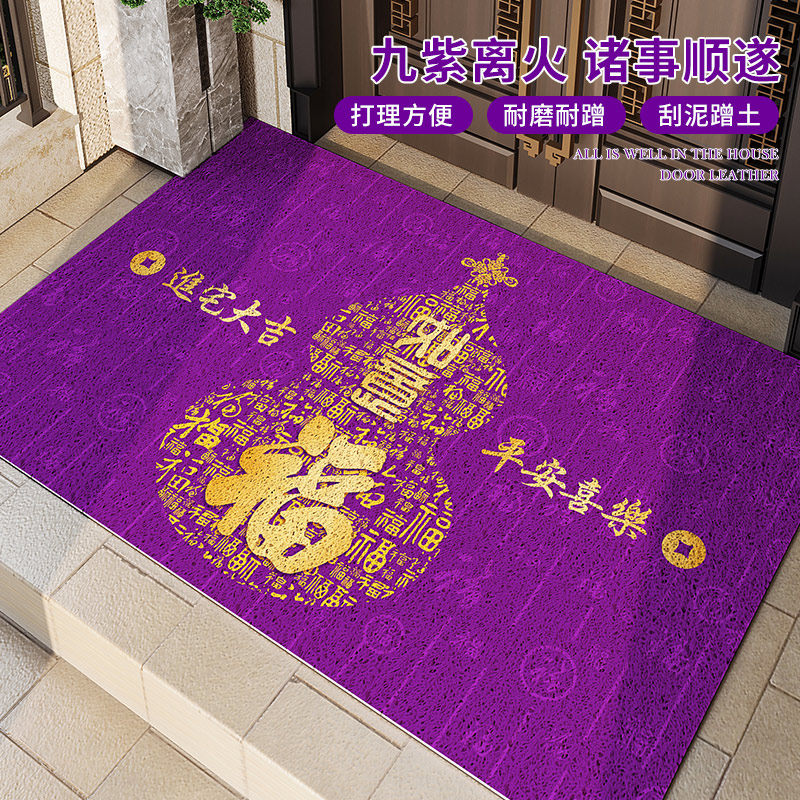 2026年新款风水入户门地垫丝圈进门口家用除尘蹭土脚垫加厚地毯,居家布艺,入户地垫,淘宝优惠券,粉丝福利购,淘宝优惠卷