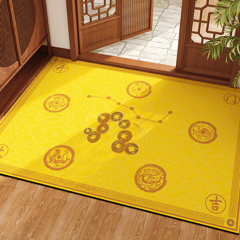 金黄色硅藻泥风水入户门地垫进门口吸水耐脏防滑脚垫招财地毯定制,居家布艺,入户地垫,淘宝优惠券,粉丝福利购,淘宝优惠卷