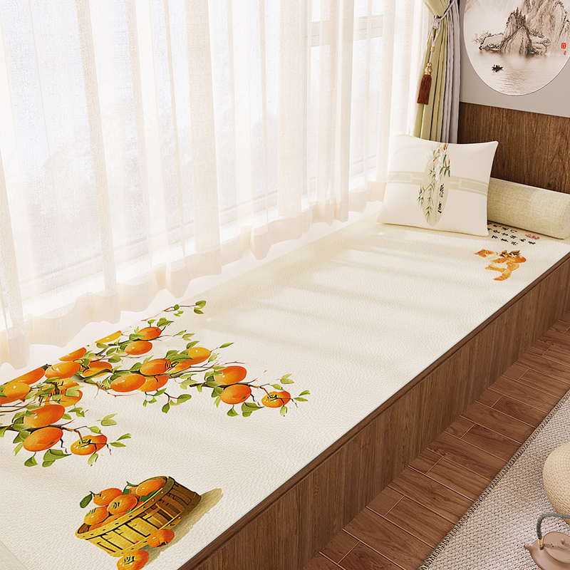 PVC皮革飘窗垫窗台垫高级感主卧阳台榻榻米垫子冬季加厚可定制