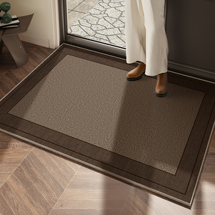 中古风户地垫轻奢高端门口进门脚垫2025新款 耐脏地毯入户可定制