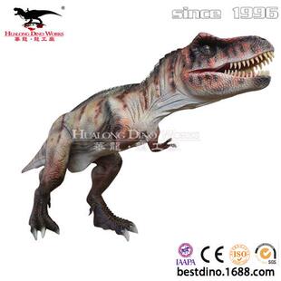 机械电动凶猛食肉恐龙仿真鲨齿龙仿真恐龙制作工厂恐龙生产年.