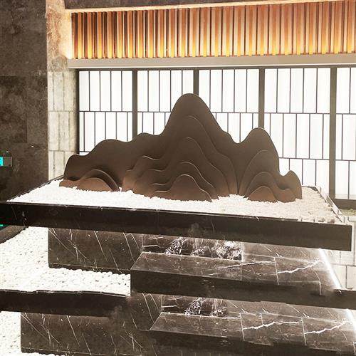 定制不锈钢假山切片石头雕塑品镜面景观金属铁艺抽象创意装置摆件,商业/办公家具,雕塑,淘宝优惠券,粉丝福利购,淘宝优惠卷