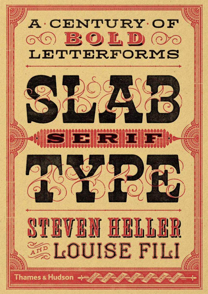 现货  slab serif type: a century of bold letterforms,板衬线字体