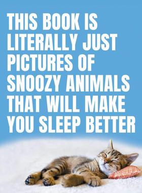 现货This Book Is Literally Just Pictures 打盹的动物的摄影照片，它们会让你睡得更好  摄影集