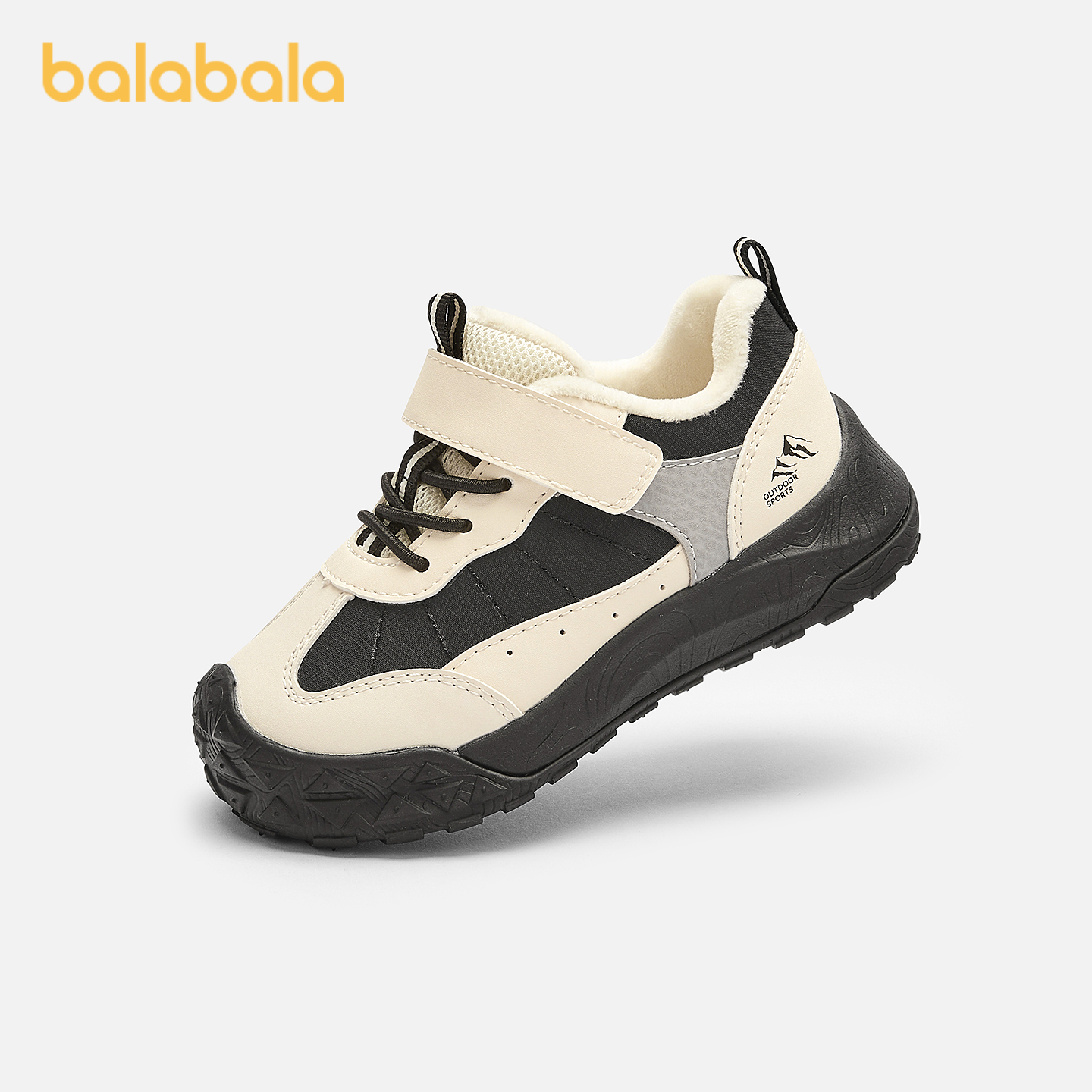 巴拉巴拉学步鞋男女童鞋加绒护足