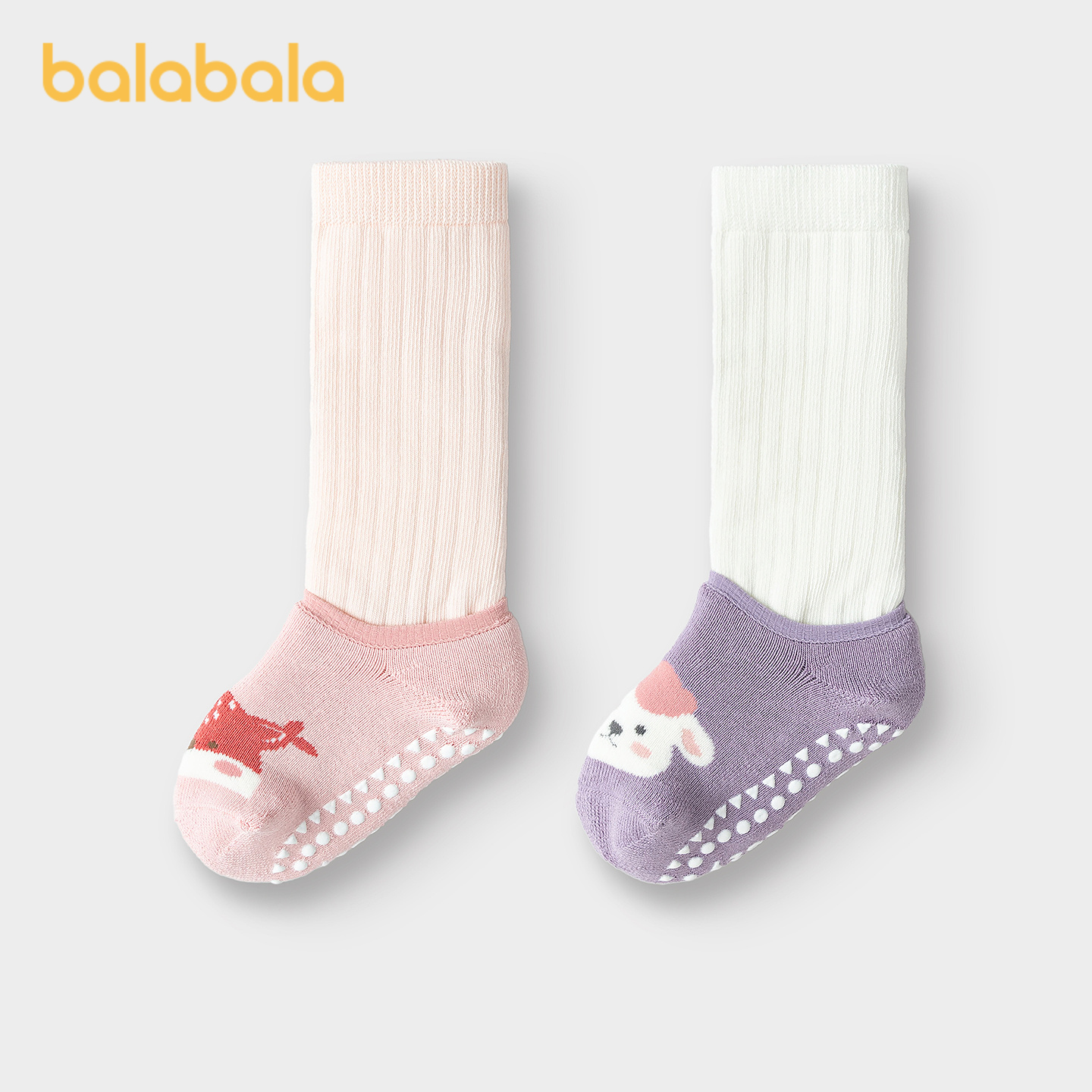 巴拉巴拉balaOne保暖袜两件套萌