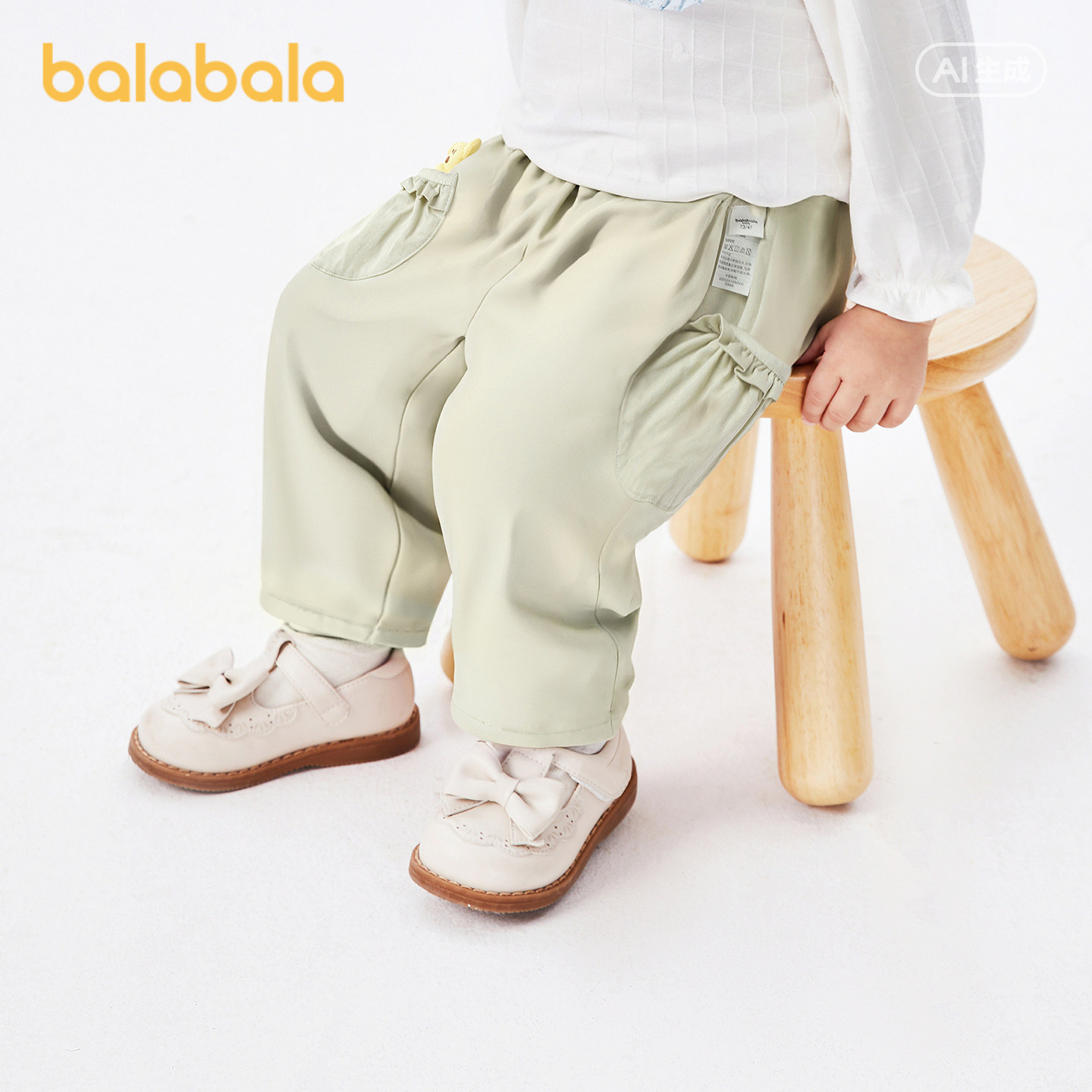 巴拉巴拉童装宝宝裤子女童婴儿灯笼裤造型口袋小熊玩偶可爱甜美萌,童装/婴儿装/亲子装,裤子,淘宝优惠券,粉丝福利购,淘宝优惠卷