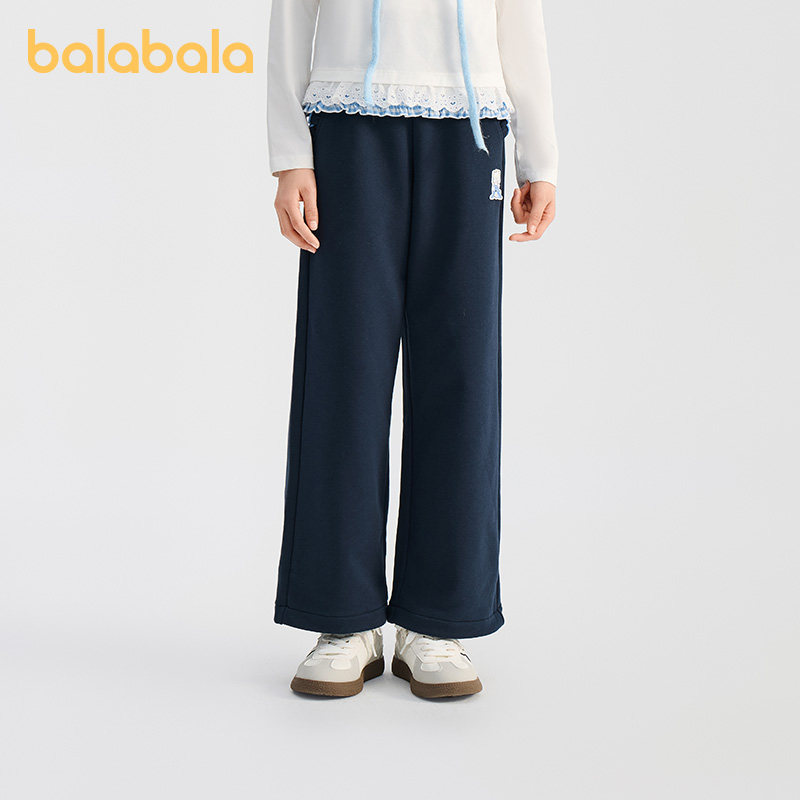 【mikkoIP商场同款】巴拉巴拉儿童裤子女童2026春新款长裤直筒裤,童装/婴儿装/亲子装,运动裤卫裤,淘宝优惠券,粉丝福利购,淘宝优惠卷