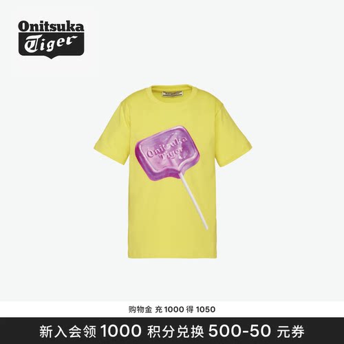 OnitsukaTiger印花潮流休闲短袖