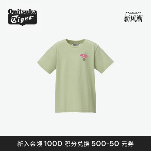 Onitsuka Tiger鬼塚虎KIDS GRAPHIC TEE儿童圆领短袖T恤