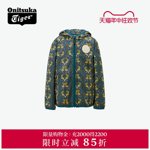 Tiger鬼塚虎ZIP Onitsuka 新品 HOODIE男童女童印花儿童外套