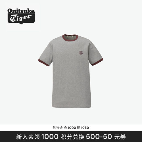 Onitsuka Tiger鬼塚虎 GRAPHIC TEE男女款亲子圆领短袖T恤