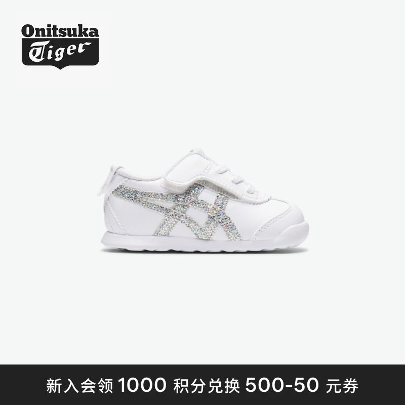 鬼塚虎学步鞋防滑耐磨女闪耀图片