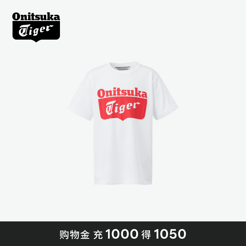 Onitsuka Tiger鬼塚虎KIDS LOGO TE儿童短袖圆领T