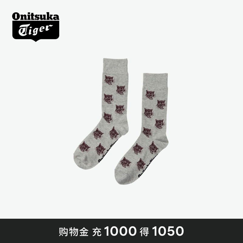 [新品]Onitsuka Tiger鬼塚虎 MIDDLE SOCKS男女款亲子中筒袜子