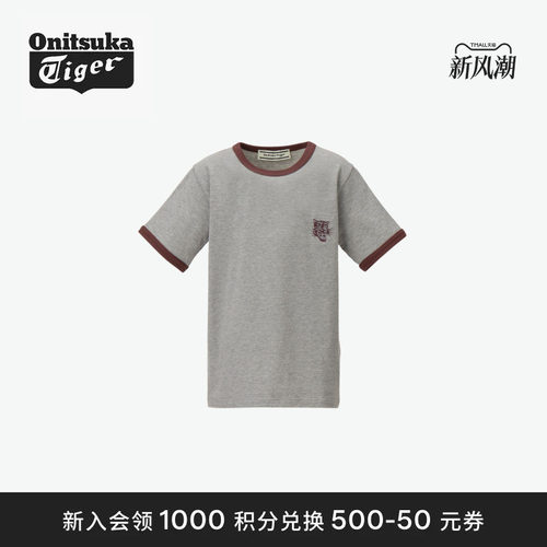 Onitsuka Tiger鬼塚虎KIDS GRAPHIC TEE 儿童圆领短袖T恤