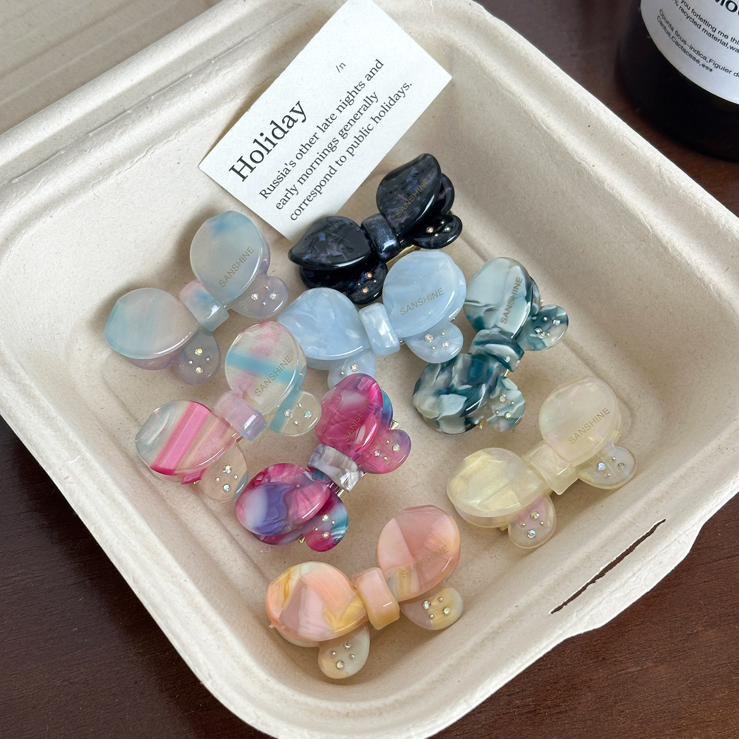 韩国金标醋酸小边夹蝴蝶镶钻发夹鸭嘴夹甜美侧边夹百搭发夹子发饰,饰品/流行首饰/时尚饰品新,发饰,淘宝优惠券,粉丝福利购,淘宝优惠卷