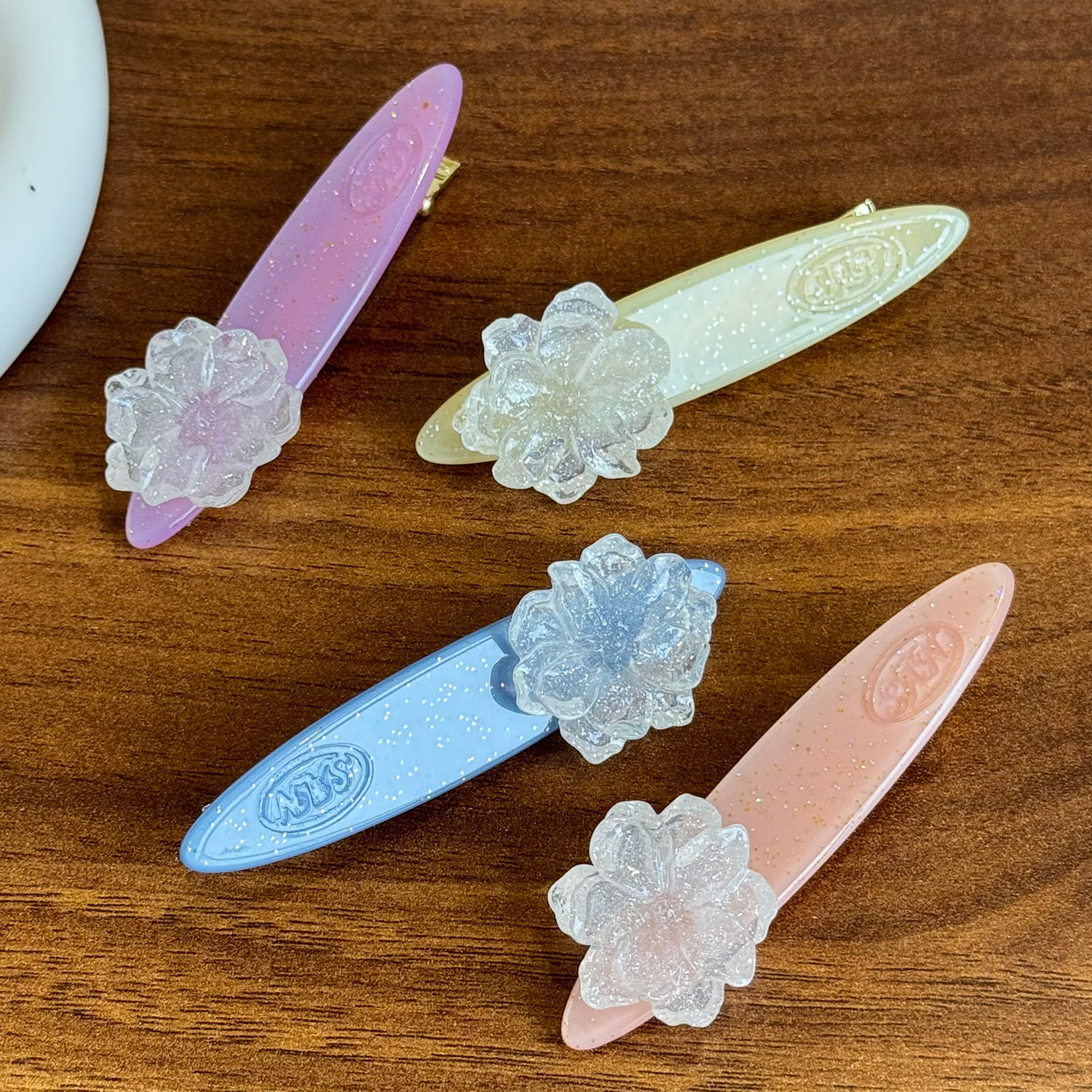 韩国高级感立体山茶花发卡精致百搭醋酸发夹侧边刘海夹鸭嘴夹发饰,饰品/流行首饰/时尚饰品新,发饰,淘宝优惠券,粉丝福利购,淘宝优惠卷