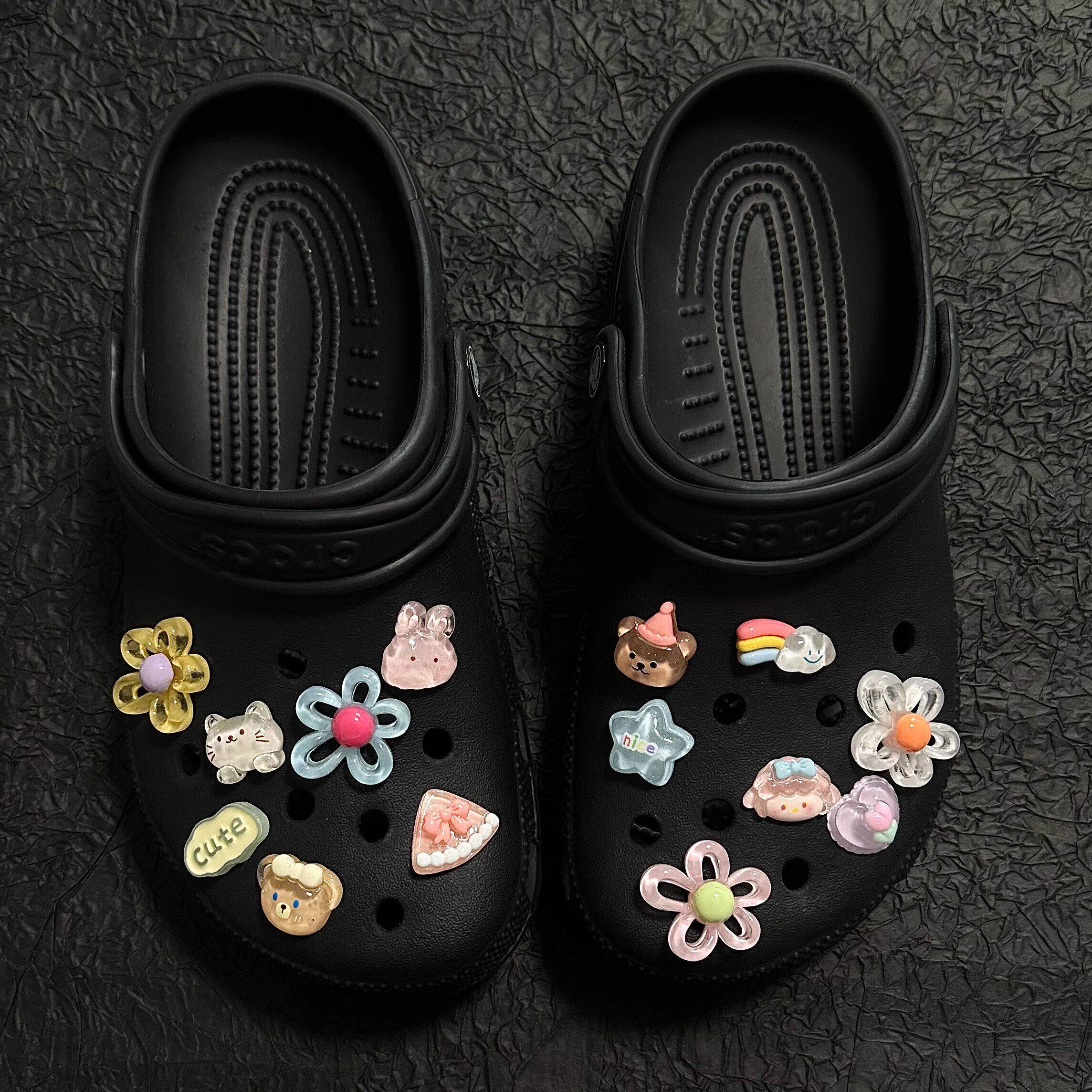 动物花园crocs玛丽珍鞋扣