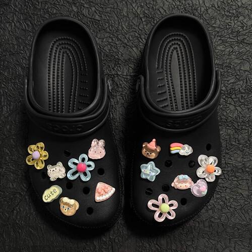 动物花园crocs玛丽珍鞋扣