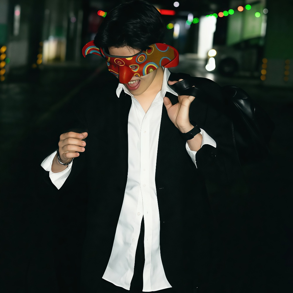 “你是吴彦祖，那我是谁？”面具