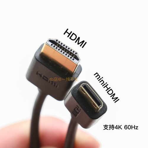 原装迷你miniHDMI转HDMI 4K 60hz高清线适用于单反 微单 4K监视器