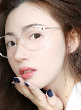 良也可爱镜框女TR90超轻韧舒适紫色眼镜框架防蓝光配高度数不显厚