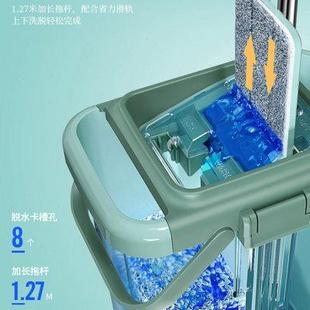 拖把家用大号平板免手洗木地板墩布终结者拖地神器一拖净 博生新款