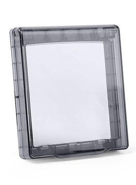 超薄防水盒86型F灰色开关门铃专用室J外插座防水罩厕所化妆室