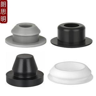 堵头 硅胶孔塞耐高温橡胶堵孔塞子带卡槽密封堵盖软胶塞T型倒扣式