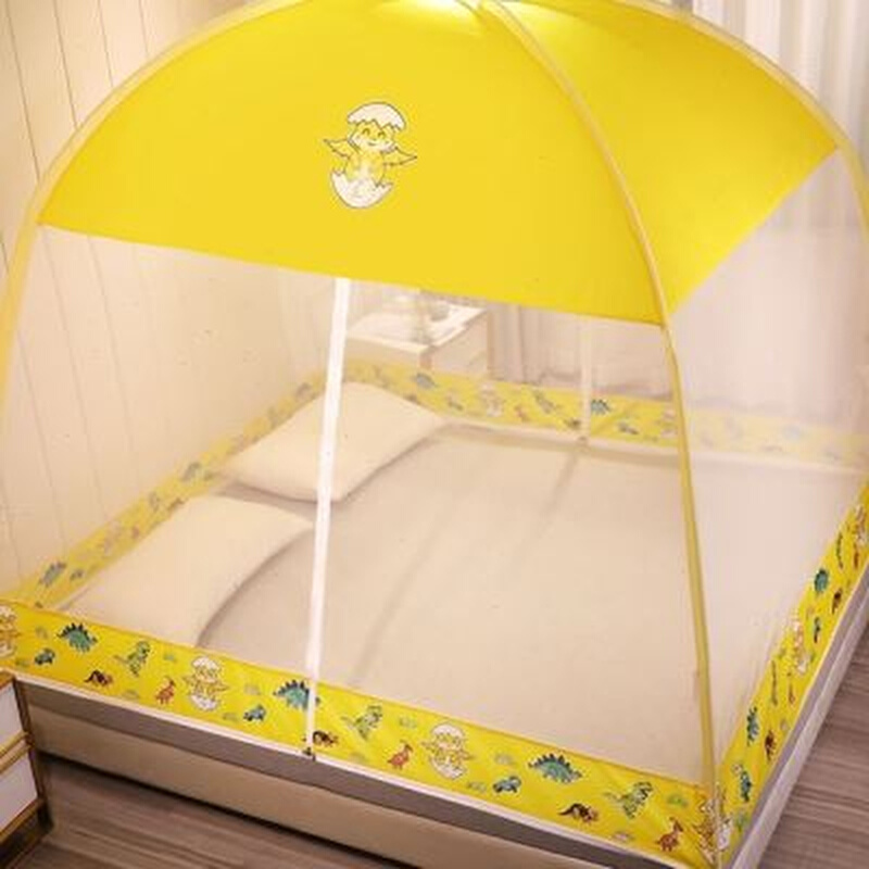 极速蚊帐免安装可折叠蒙古包15米1A8m双人床家用12m宿舍加密10米