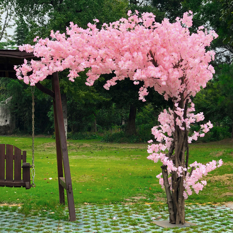 仿真樱花树仿真桃花树人造植物假花假树仿真树婚庆装饰大型许愿树 鲜花速递/花卉仿真/绿植园艺 仿真绿植 原图主图