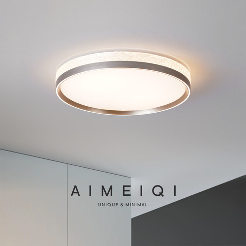 吸顶灯卧室灯意式轻奢高级感简约护眼客厅灯2025新款主卧房间灯具