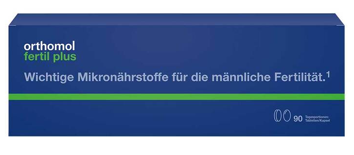 Orthomol 奥适宝 Fertil Plus 男性备孕提高精子活力营养胶囊 90