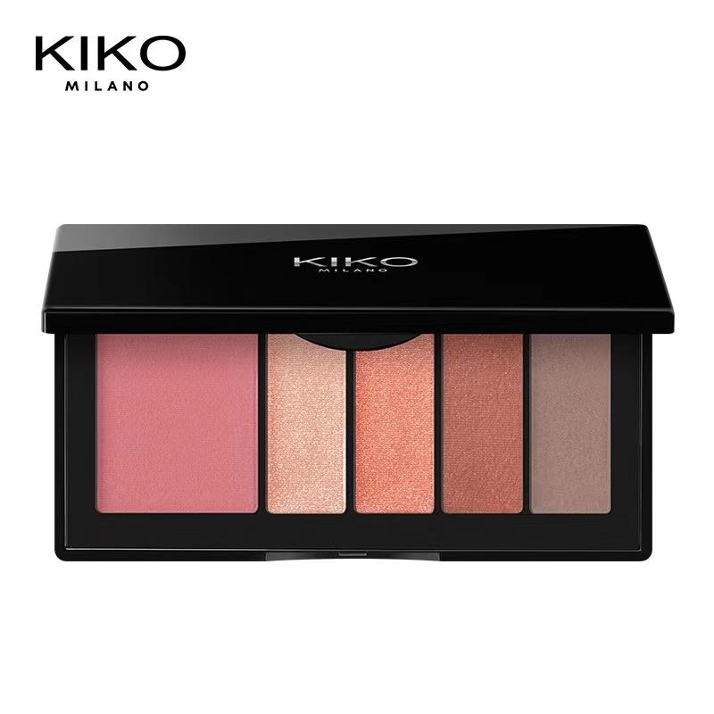 【欧洲直邮】KIKO 4眼影+1腮红盘5合1修容盘 懒人初学者少女系 6.